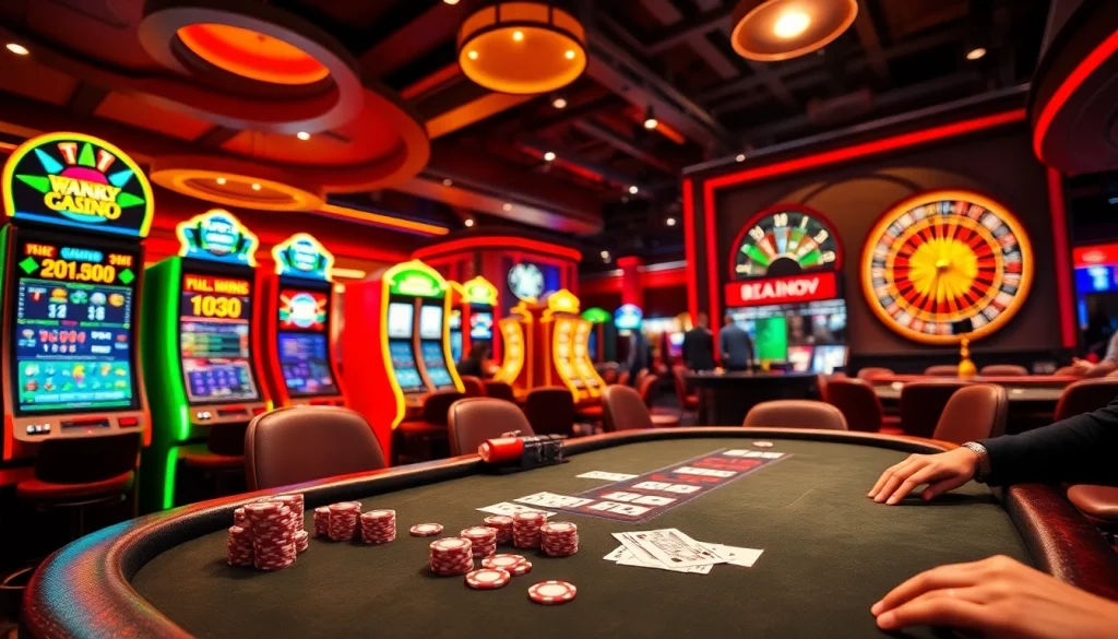 Experience the thrill of keonhacai at an exciting casino table filled with cards and chips.
